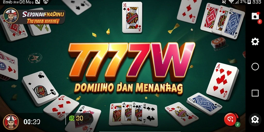 Screenshot menampilkan gameplay seru dari permainan Domino.