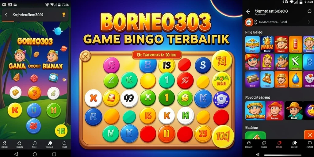 Screenshot gameplay BORNEO303 menampilkan keseruan permainan Bingo.