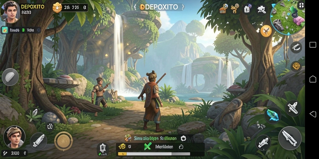 Tampilan gameplay DEPOXITO yang menarik dan interaktif.