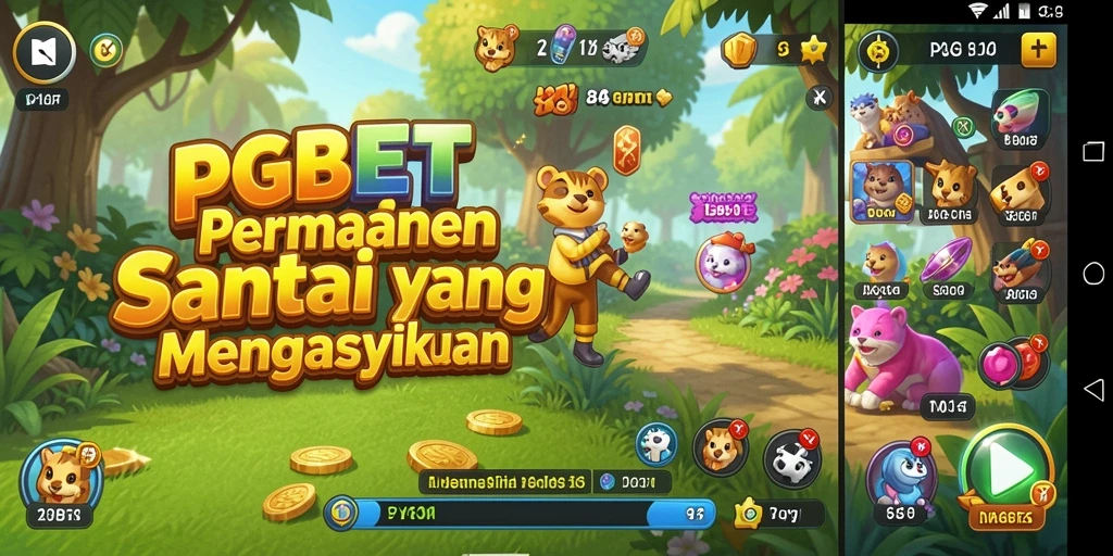 Screenshot PGBET menunjukkan gameplay santai yang mengasyikkan.