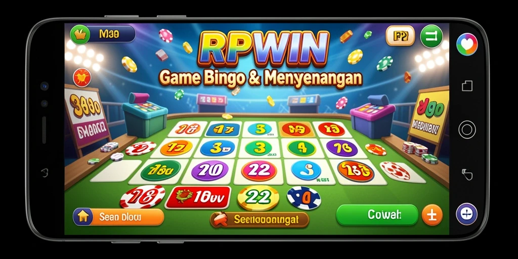 Screenshot gameplay RPWIN menampilkan pengalaman Bingo yang seru dan menarik.