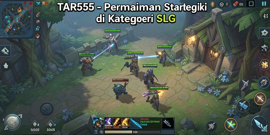 Tampilan menawan gameplay TAR555 dengan strategi mendalam.