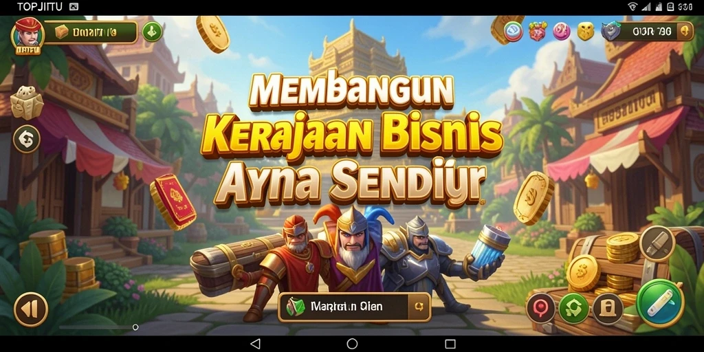 Tampilan gameplay TOPJITU yang menarik dan dinamis.
