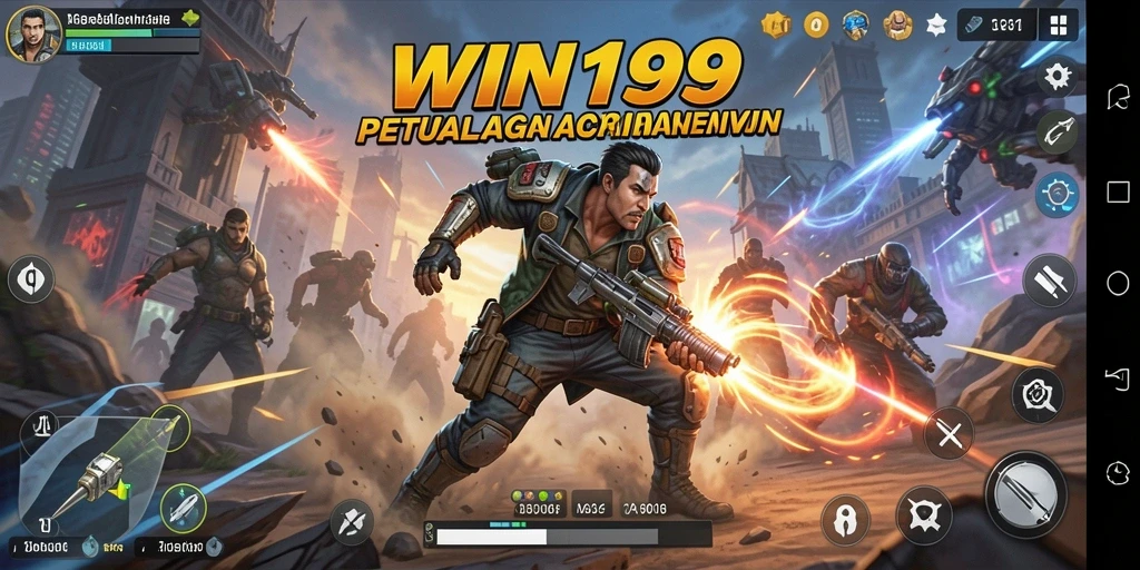 Tangkapan layar gameplay WIN199 menampilkan aksi mendebarkan dalam pertarungan.