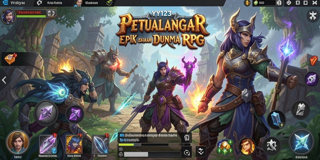 Screenshot gameplay YY123 menampilkan pertempuran seru dan karakter yang menarik.